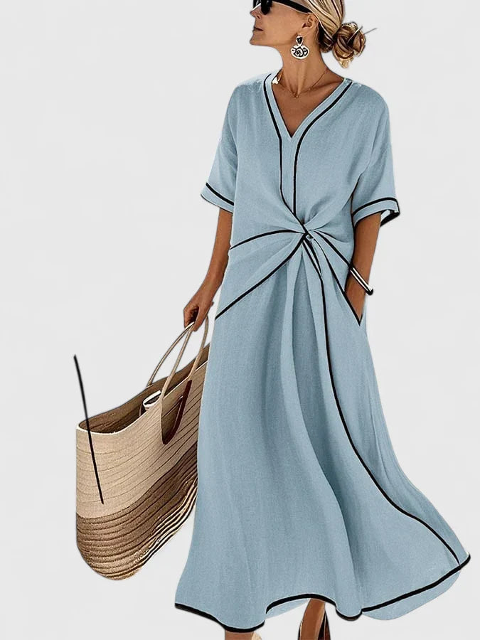 Elegantes Damenkleid Regular Fit Sommer Freizeit