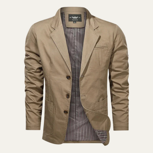 Herren Slim Fit Blazer Freizeit Business Casual