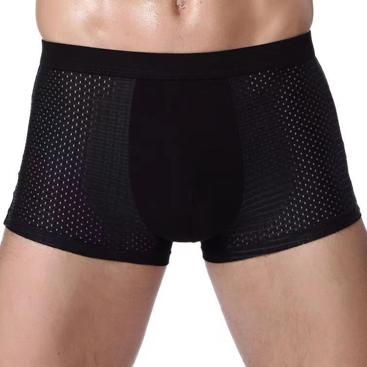 Mesh-Boxershorts Herren Regular Fit Freizeit 5er-Pack