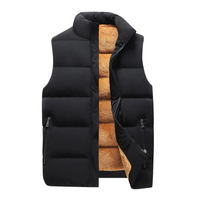 Thermo Bodywarmer Herren Regular Fit Herbst Winter Stehkragen