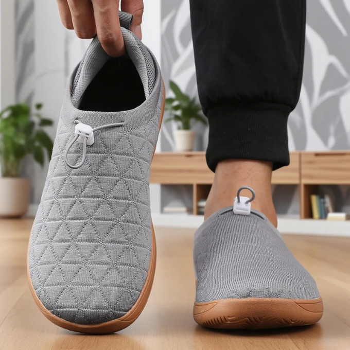 Damen Mesh-Sneaker Slip-On Casual Komfort