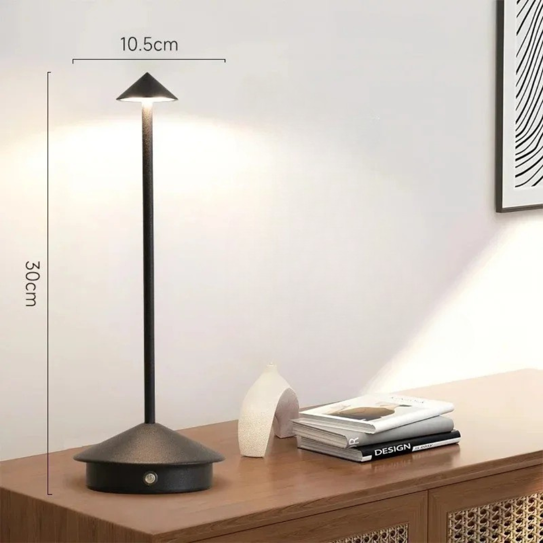 LED-Tischlampe Kegelform Modern Wiederaufladbar Wohnzimmer