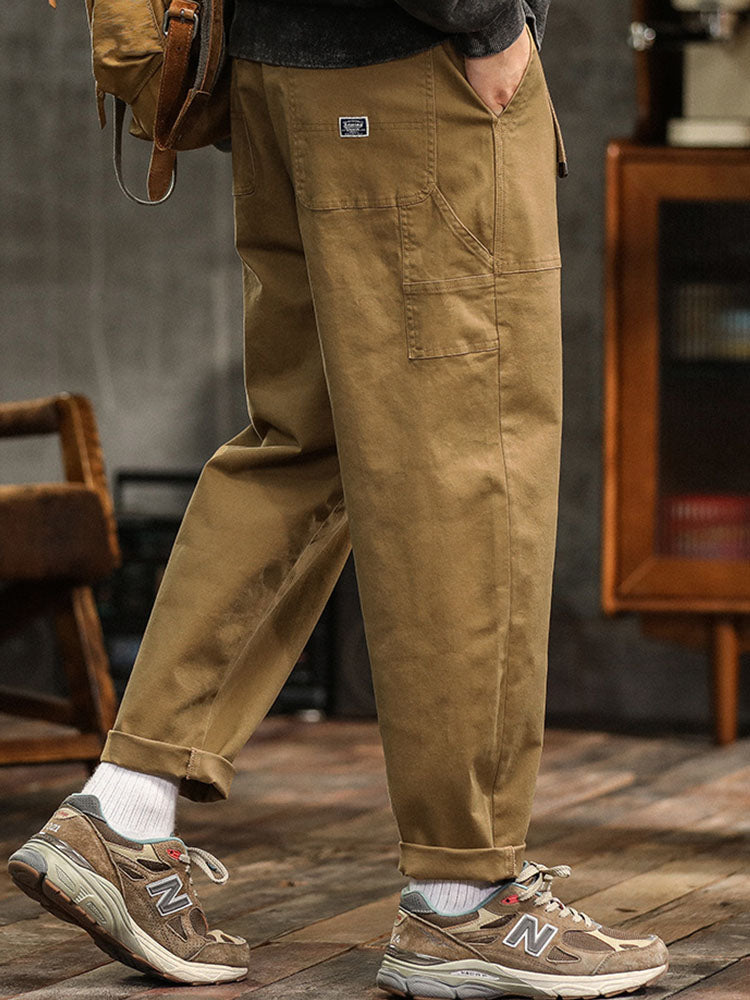 Utility-Hose Damen Relaxed Fit Freizeit mit Taschen