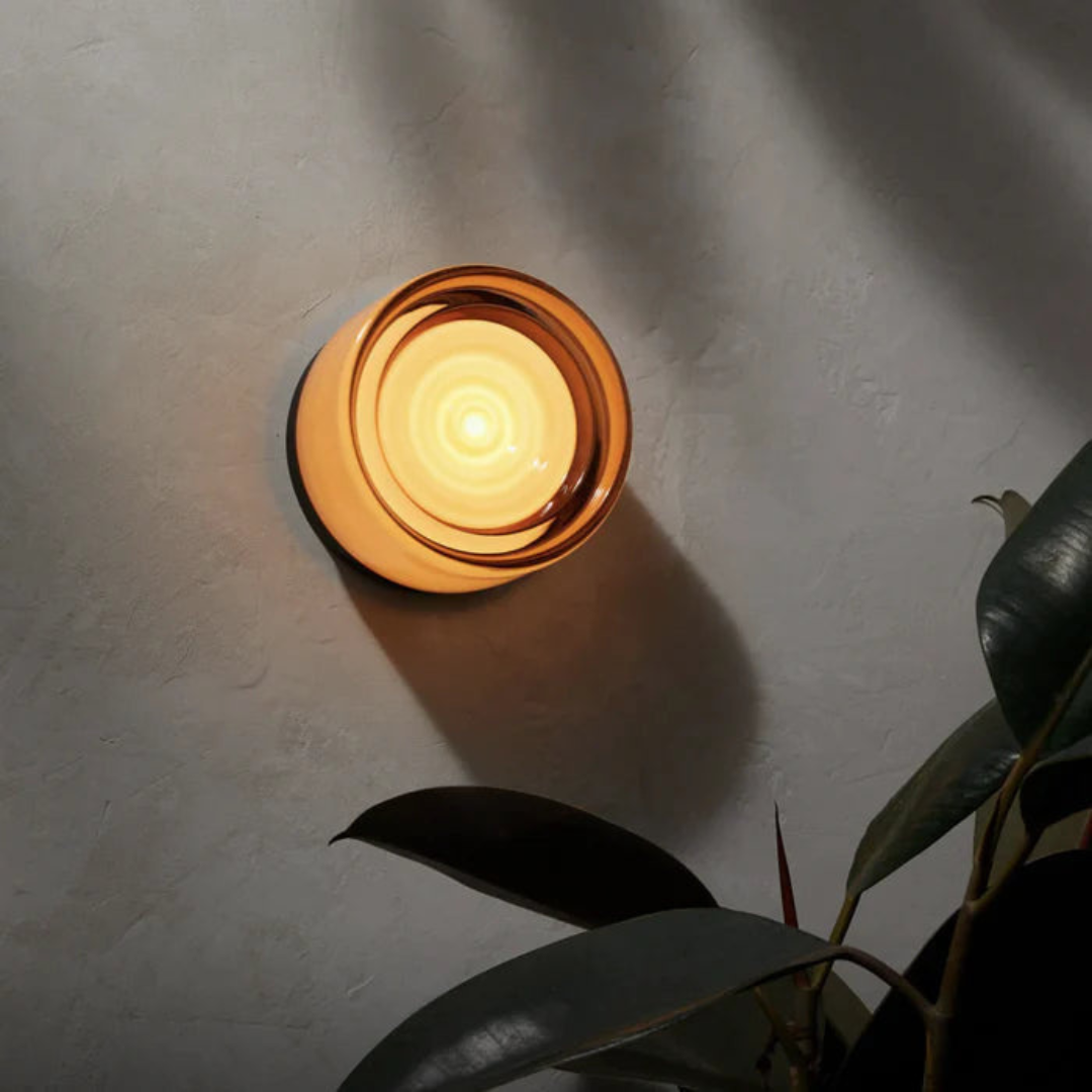 Wandleuchte rund modern LED Wohnzimmer minimalistisch