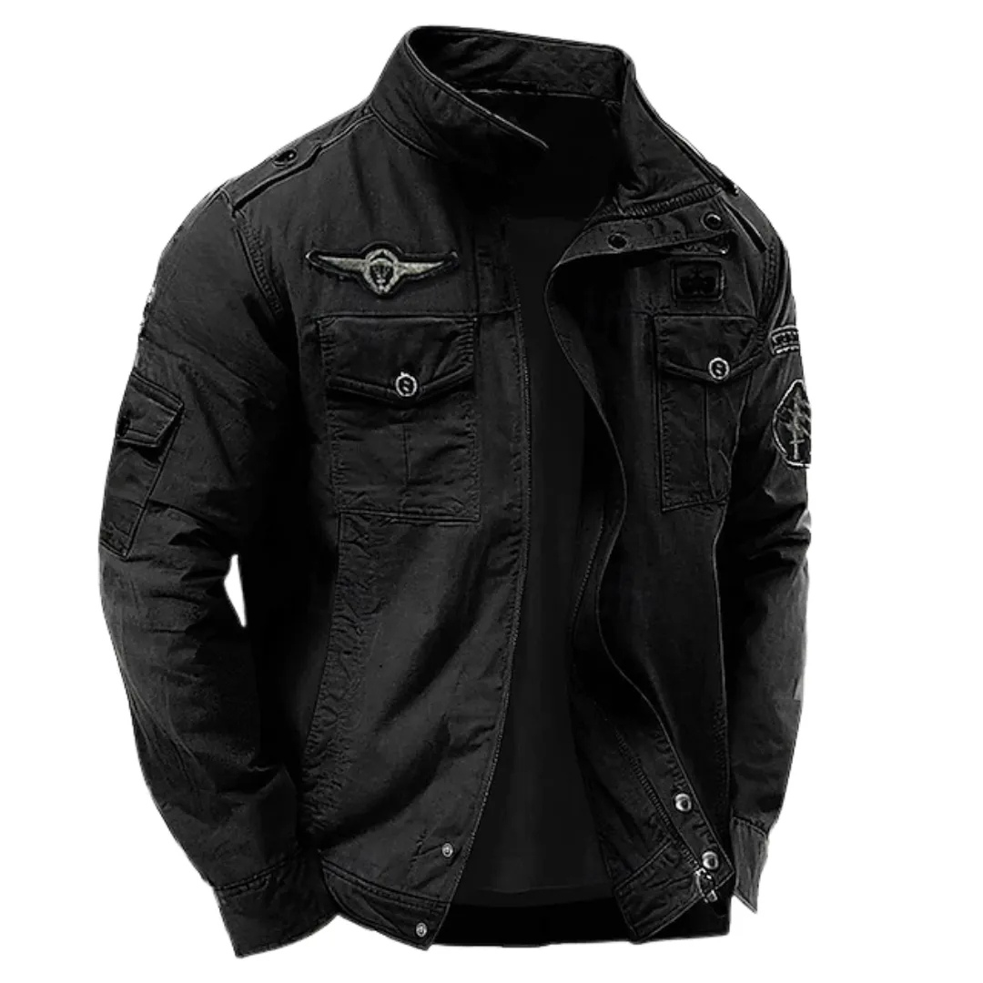 Herren Slim Fit Herbstjacke Modern Casual