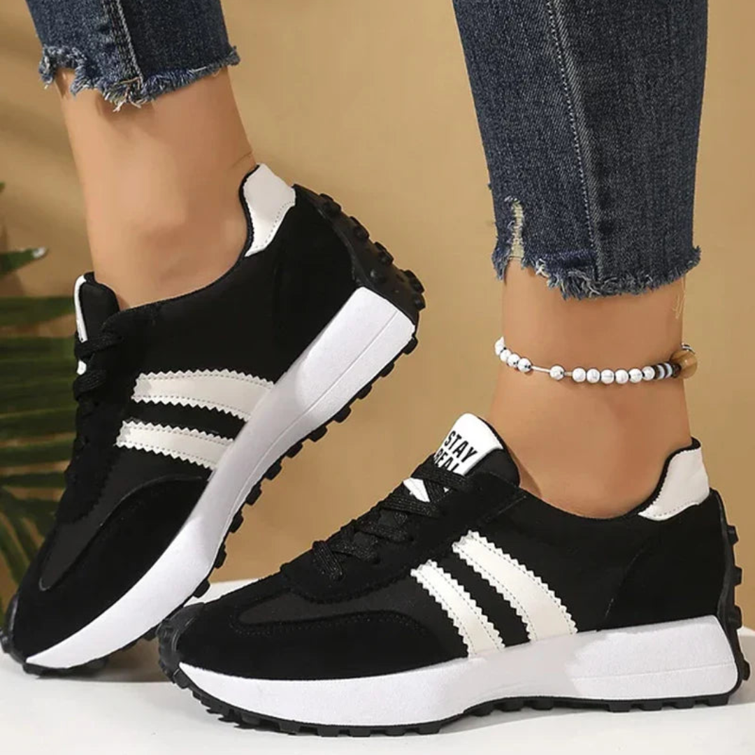Damen Sneaker Sportlich Komfort Freizeit Leicht