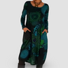 Damen Kleid Relaxed Fit Casual mit modernem Print