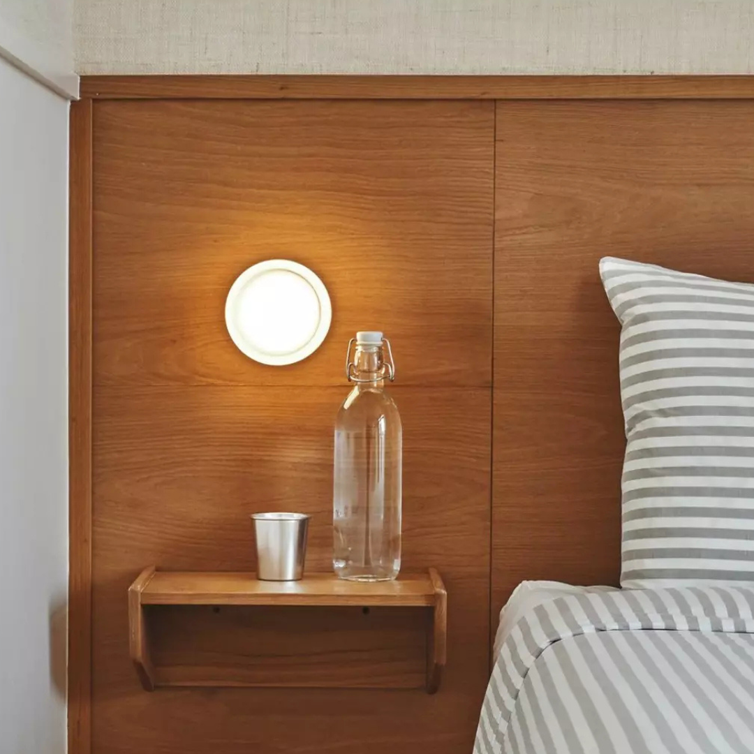 Wandleuchte rund modern LED Wohnzimmer minimalistisch