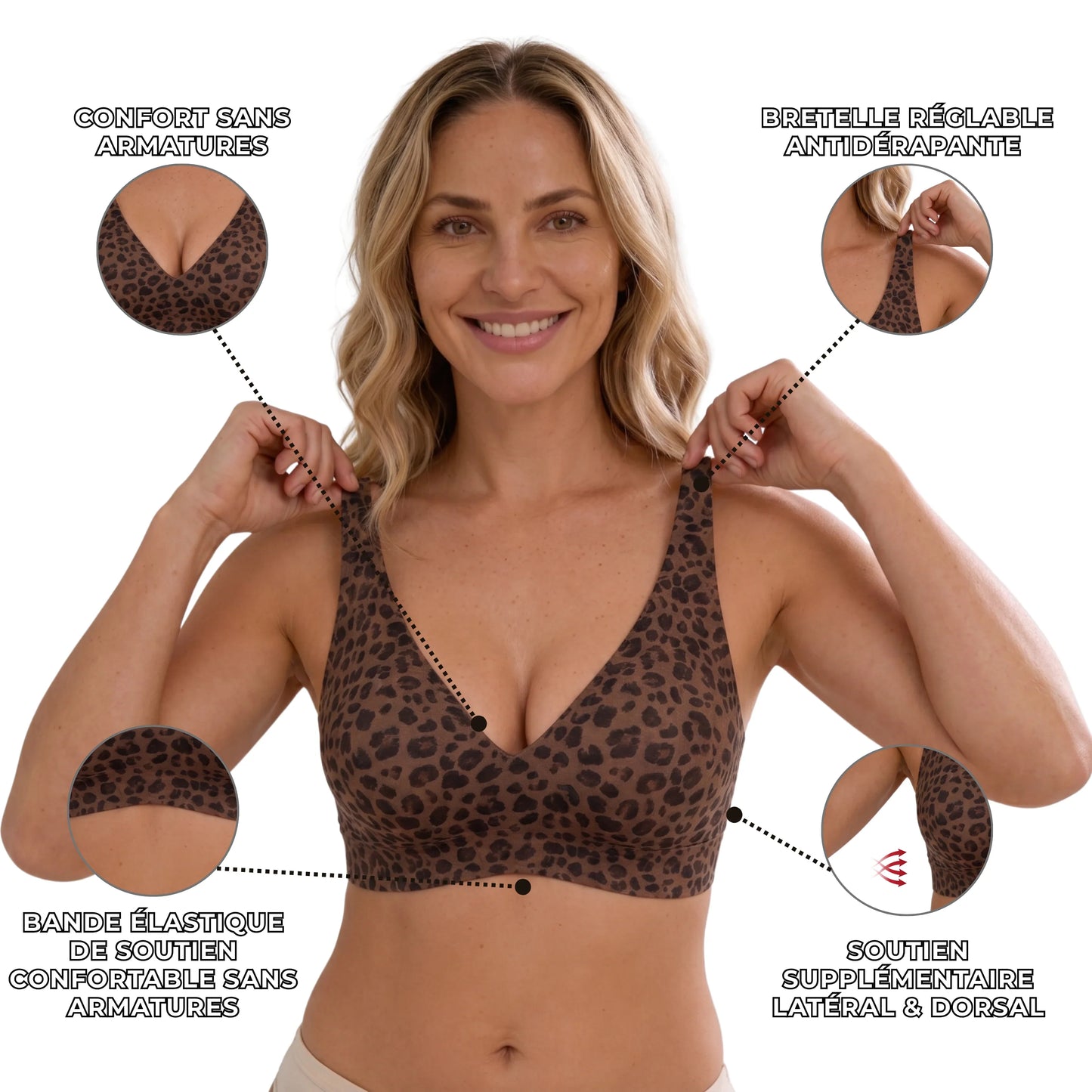 Damen BH Komfort Fit Alltag Ultra-bequem wie zweite Haut