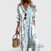 Damen Boho Kleid Elegant Regular Fit Freizeit