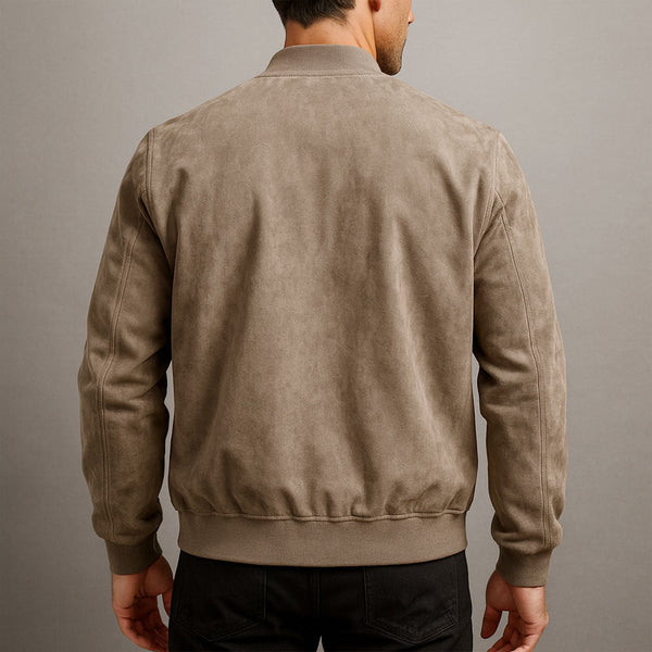Veste minimaliste moderne pour homme avec fermeture éclair I Veste de mi-saison
