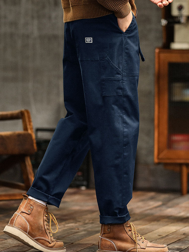 Utility-Hose Damen Relaxed Fit Freizeit mit Taschen