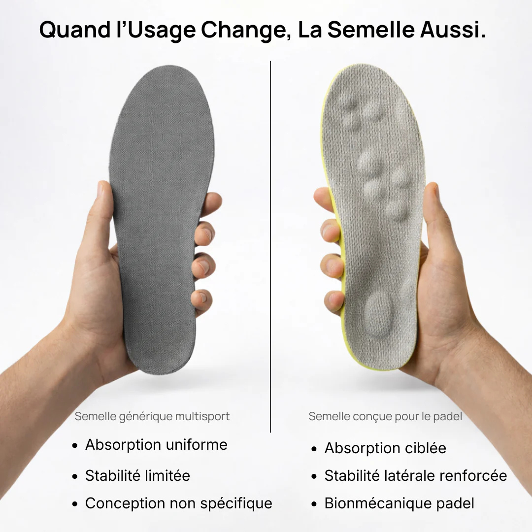 Semelles intérieures sport femme confort loisirs