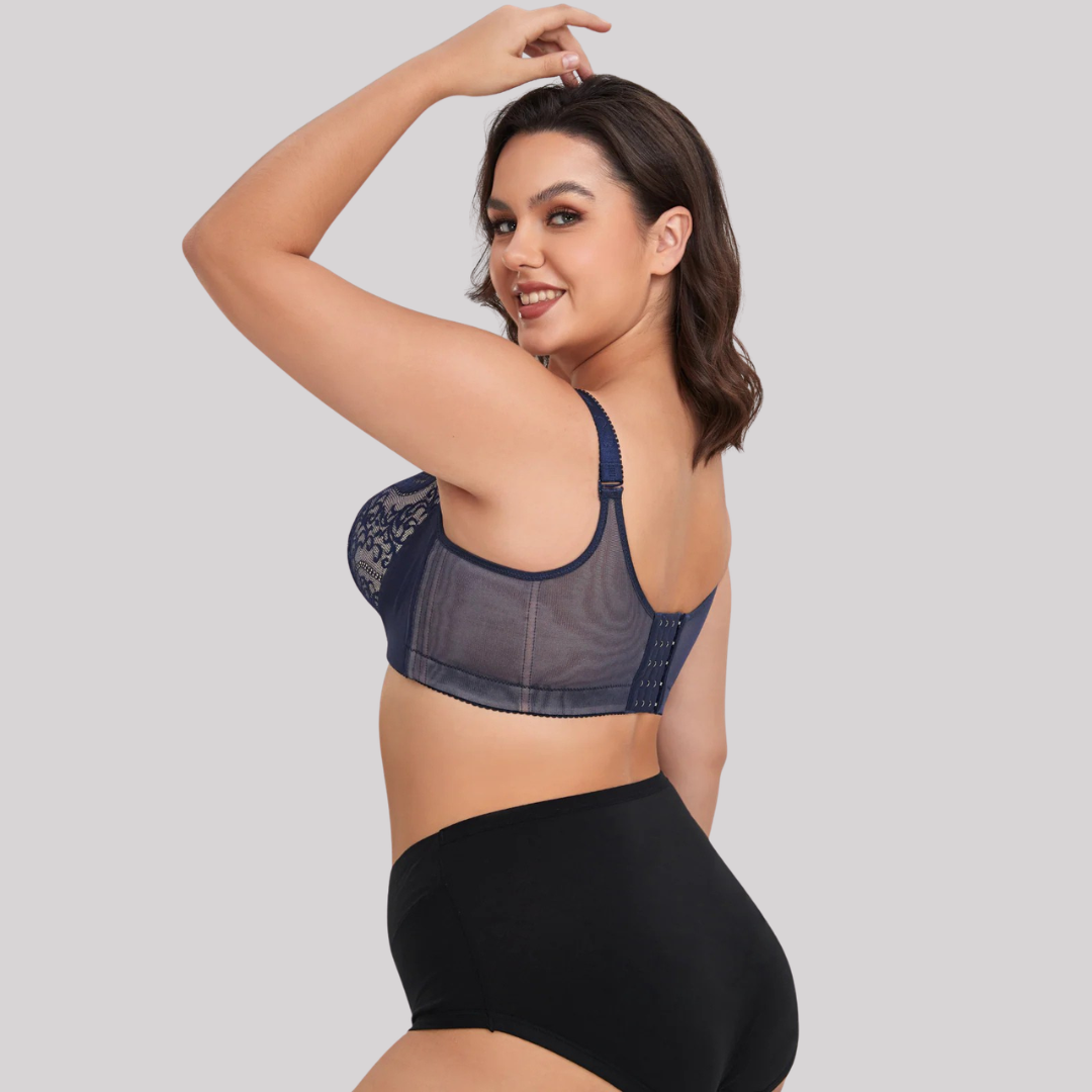 Damen Push-up BH Spitze Eleganter Komfort Alltag