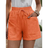 Damen Shorts High Waist Elastisch Casual Sommer