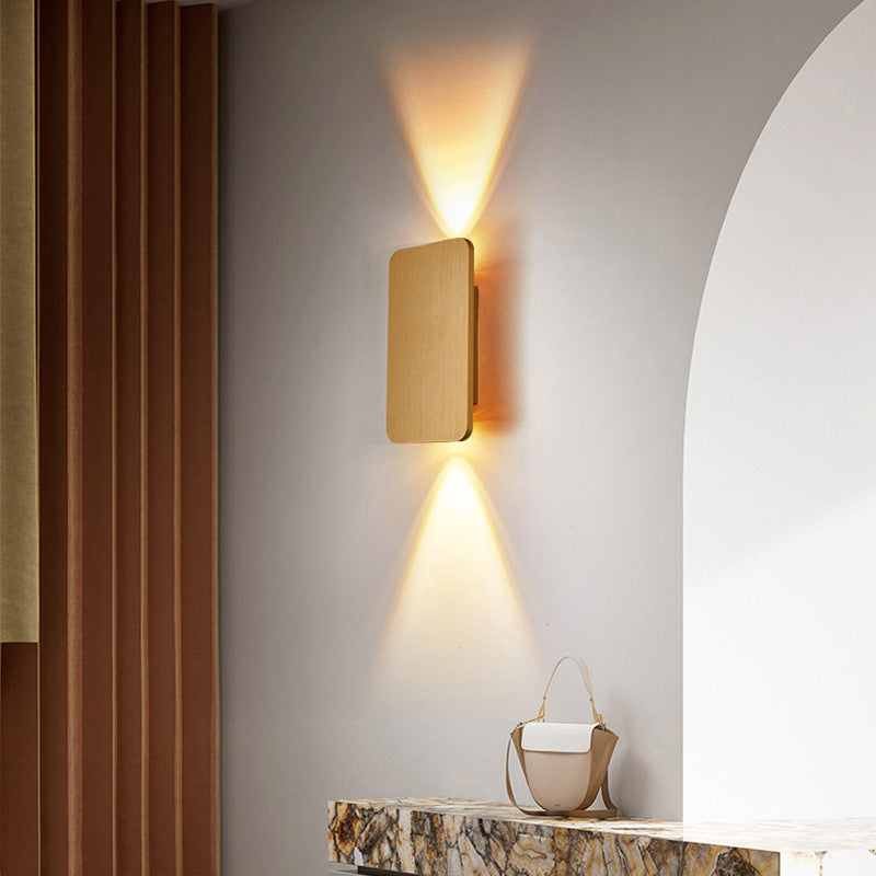 Innenwandlampe Modern Rechteckig 2-flammig Wohnzimmer Schlafzimmer