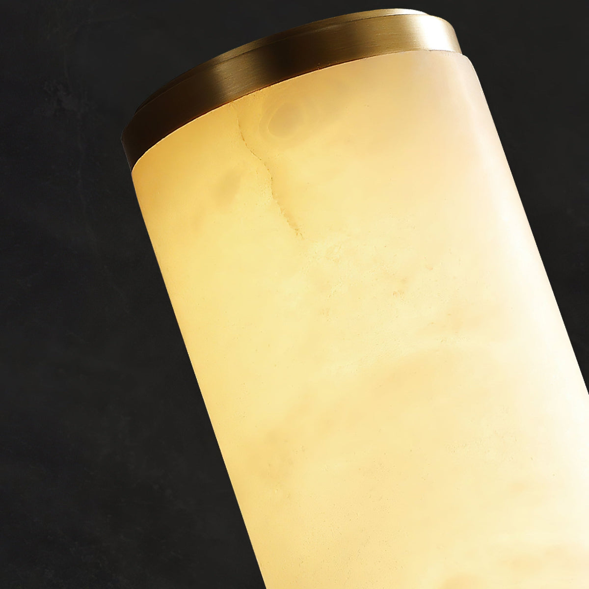 Wandleuchte Minimalistisch Kupfer Marmor LED Wohnzimmer