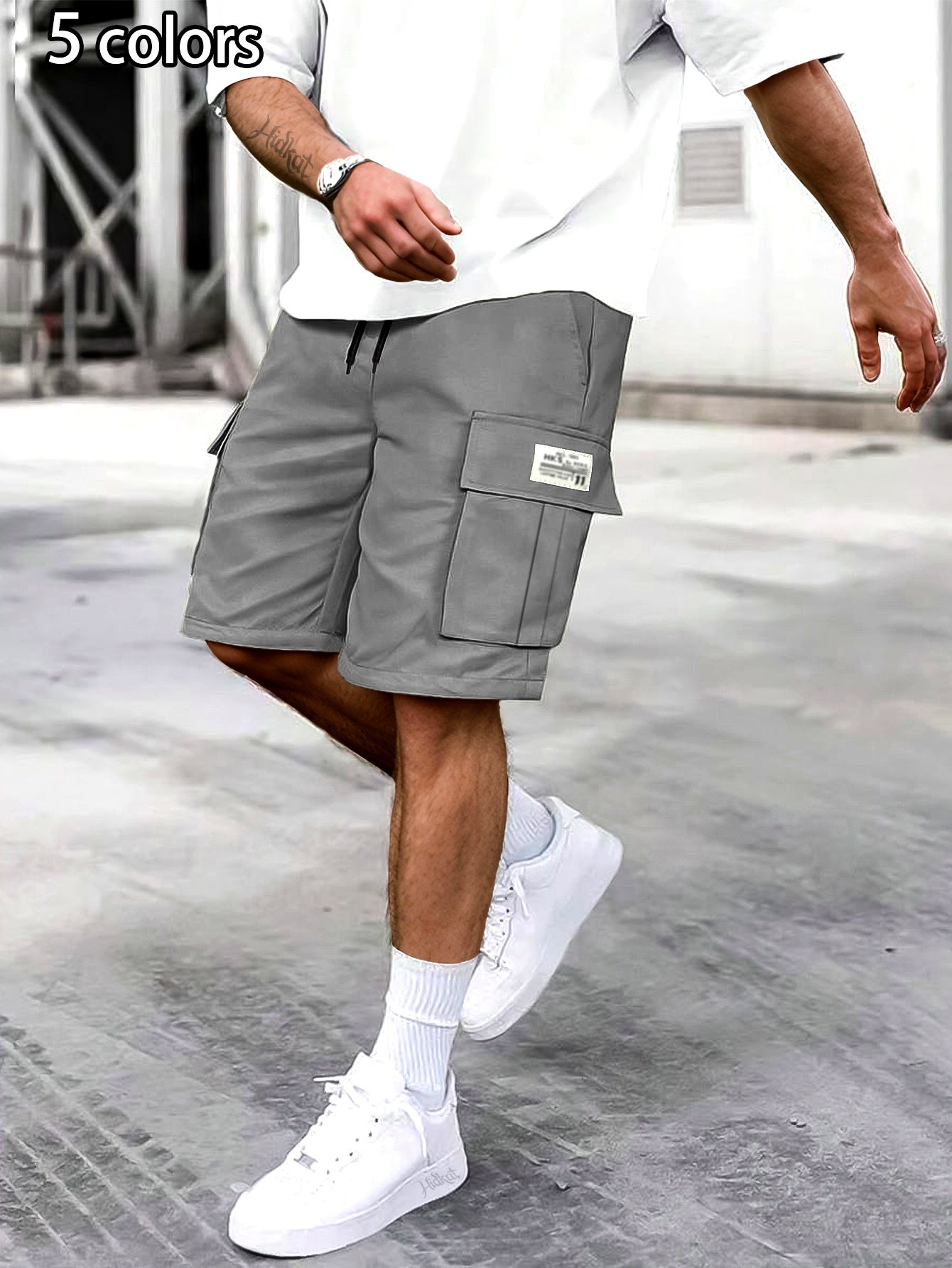 Emmett | Herren Cargo Shorts Relaxed Fit Freizeit Streetwear Sommer