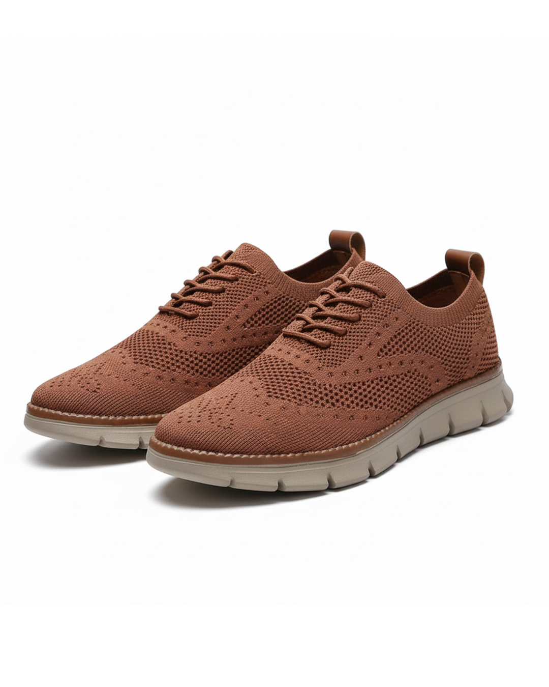 Damen Dress Sneaker Regular Fit Freizeit Brogue-Muster