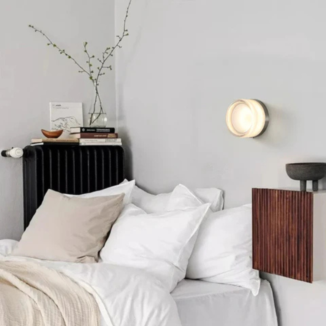 Wandleuchte rund modern LED Wohnzimmer minimalistisch