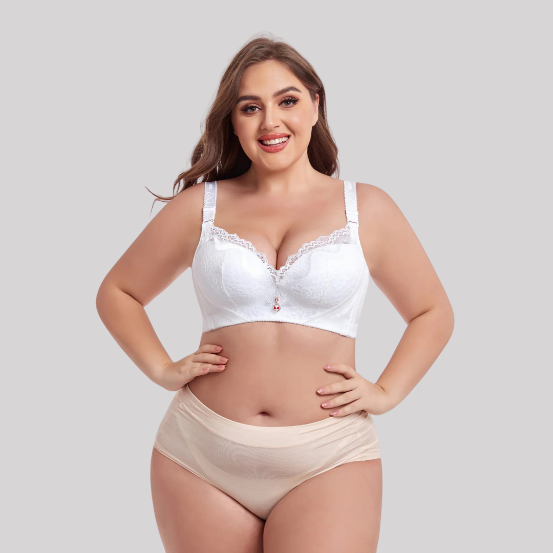 Damen Push-up BH Spitze Eleganter Komfort Alltag