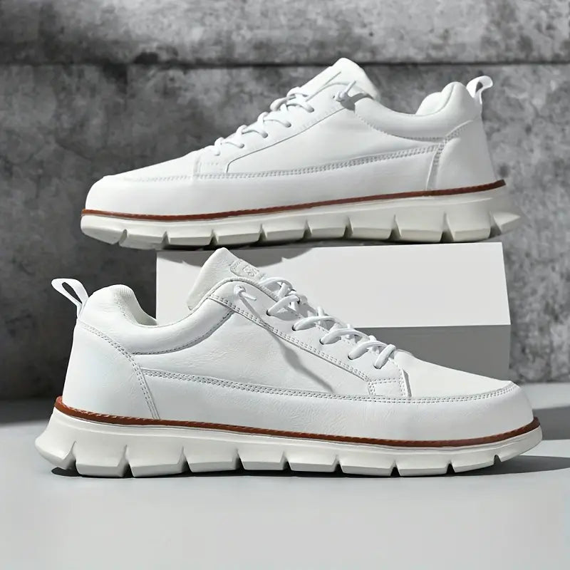Veganes Leder Sneakers Herren Relaxed Fit Freizeit