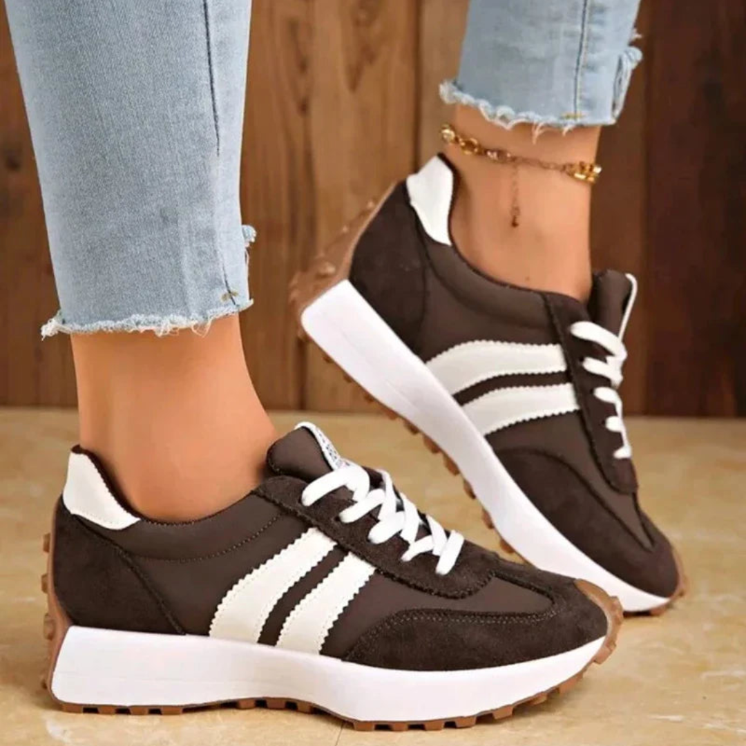 Damen Sneaker Sportlich Komfort Freizeit Leicht