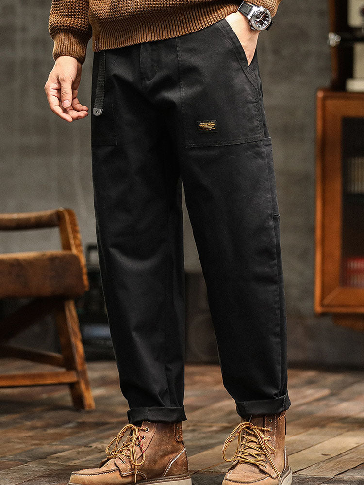 Utility-Hose Damen Relaxed Fit Freizeit mit Taschen