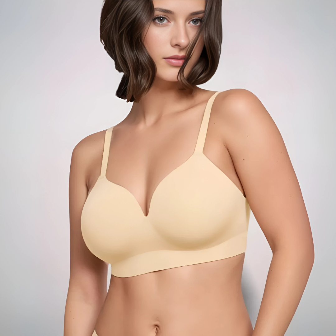 Damen Komfort-BH Unsichtbar Regular Fit Alltag