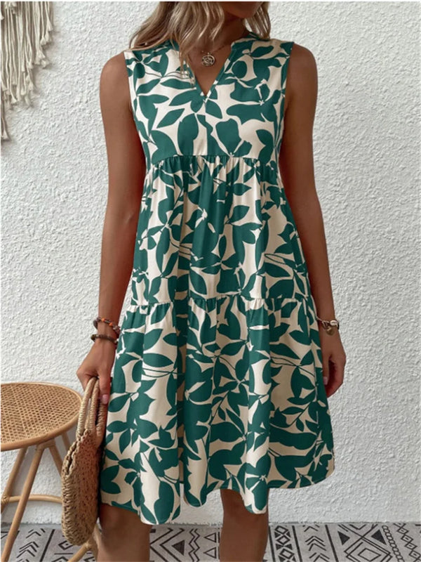 Sommerkleid Damen Leicht Casual Sommer