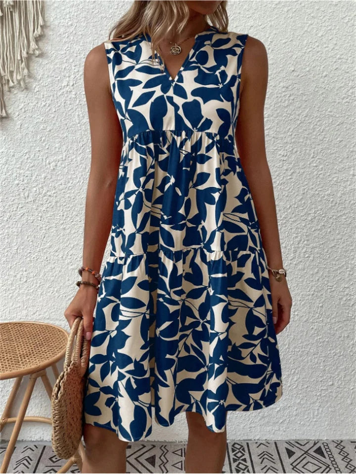 Sommerkleid Damen Leicht Casual Sommer
