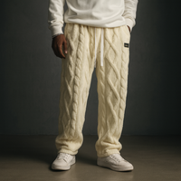Damen Sweatpants Relaxed Fit Freizeit Wolkenmuster