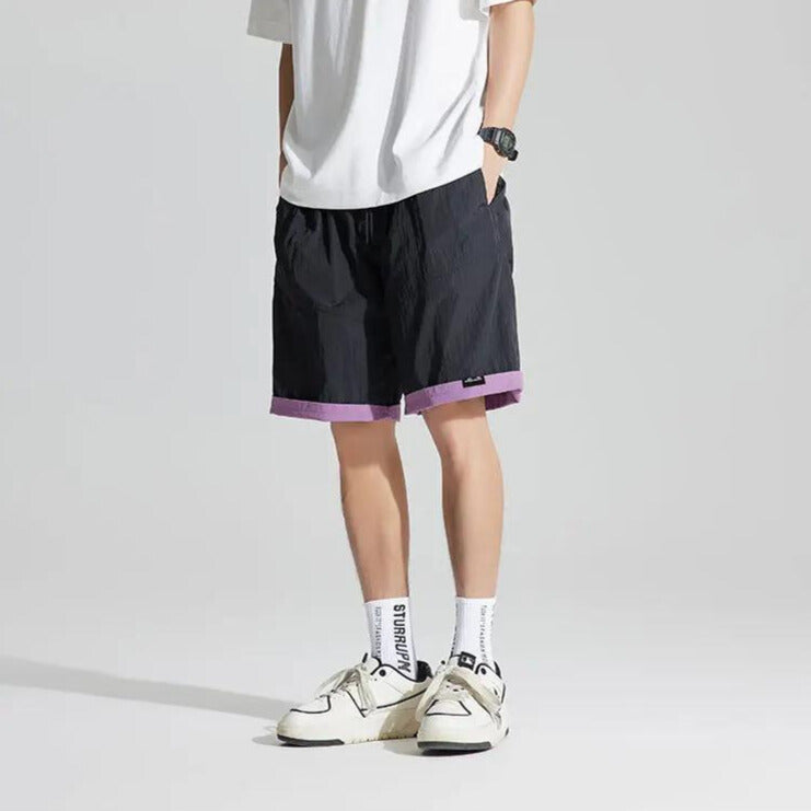 Wendeshorts Herren  Regular Fit Freizeit Sommer