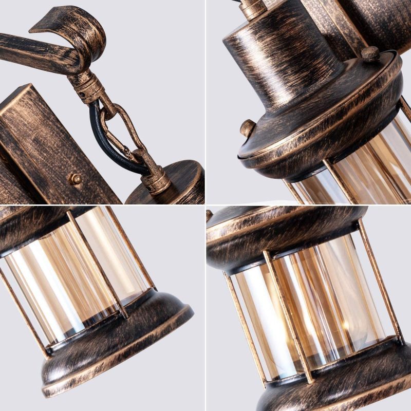 Wandleuchte Retro Industrie Stil 1-flammig für Innenbereich