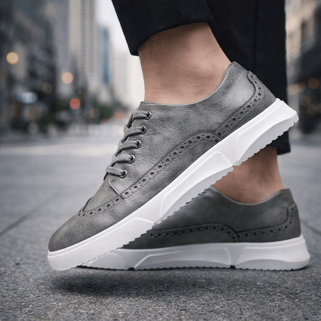Sneaker Herren Casual Brogue mit gepolsterter Sohle