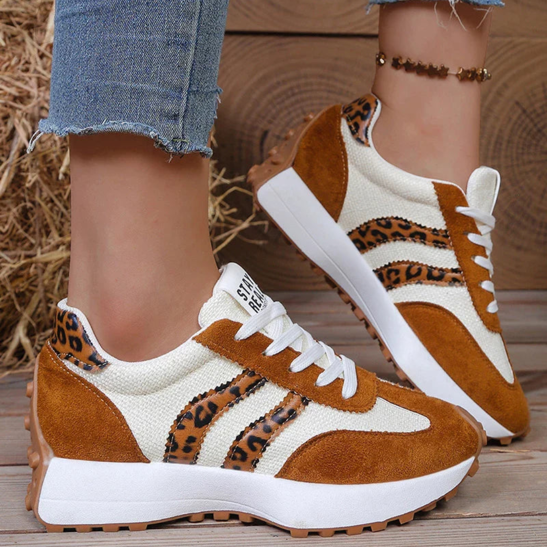 Damen Sneaker Sportlich Komfort Freizeit Leicht