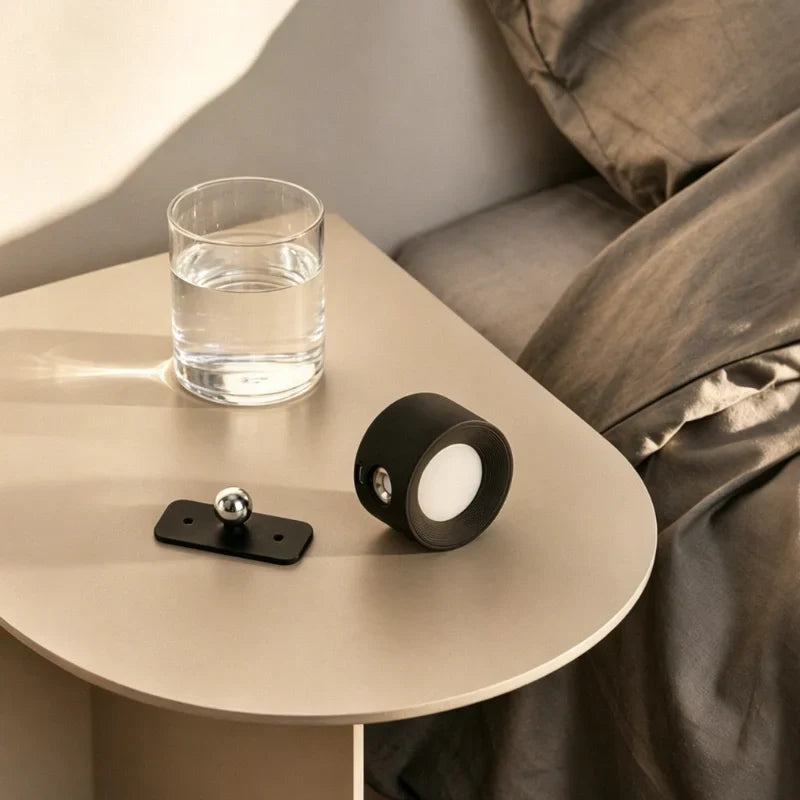 Kabellose USB-Wandleuchte mit EasyStick Montage Minimalistisch