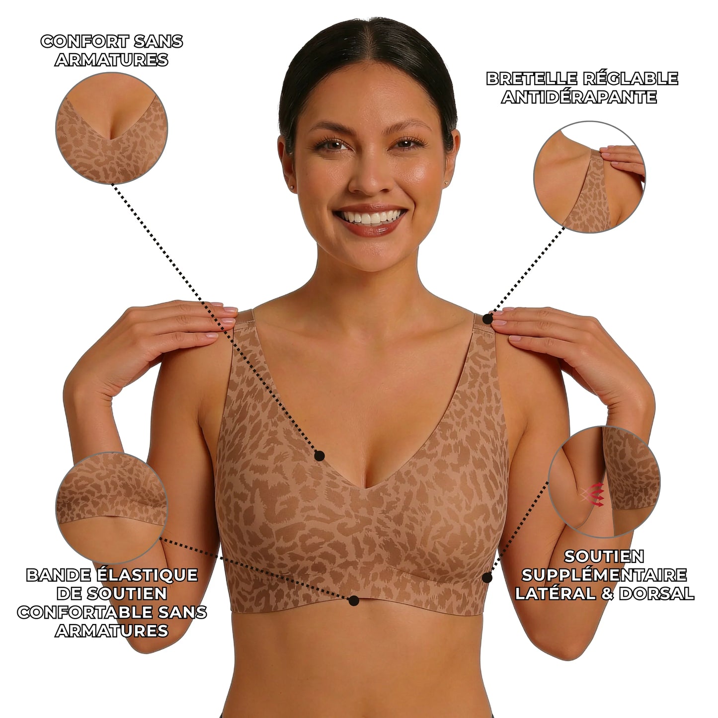 Damen BH Komfort Fit Alltag Ultra-bequem wie zweite Haut