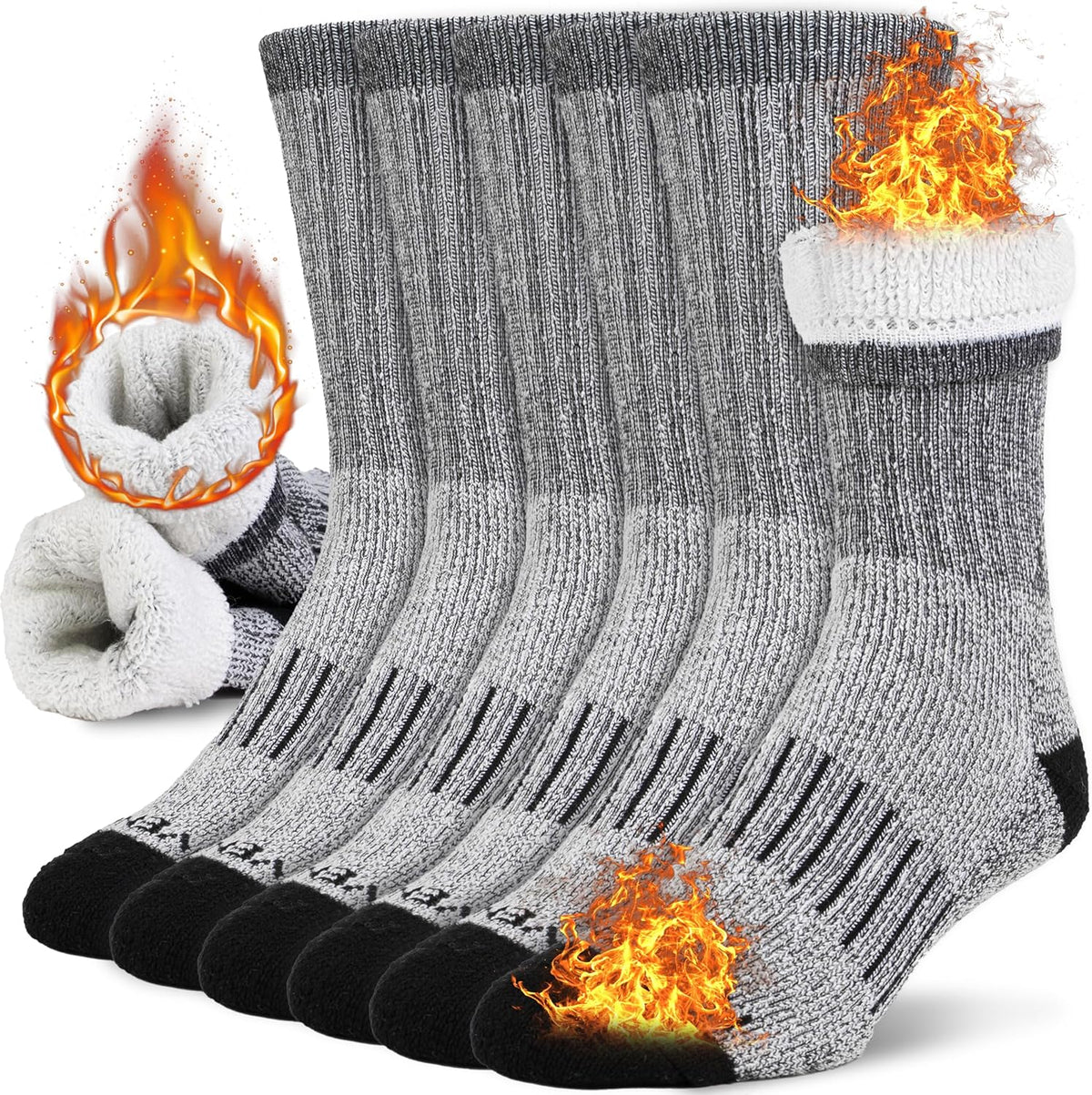 Wollsocken Herren Thermisch Outdoor Winter Warm