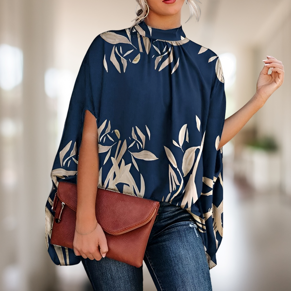 Damen Bluse Regular Fit Freizeit mit ausgestelltem Schnitt