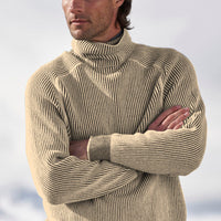 Herren Rollkragenpullover Regular Fit Freizeit Klassisch