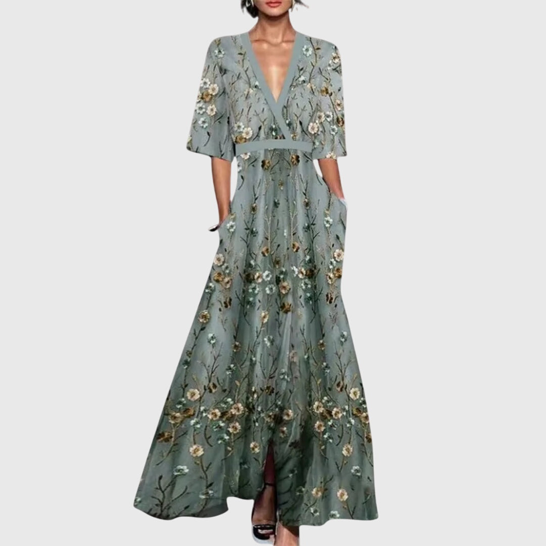 Damen Kleid Slim Fit Freizeit Elegant Frühlingskleid
