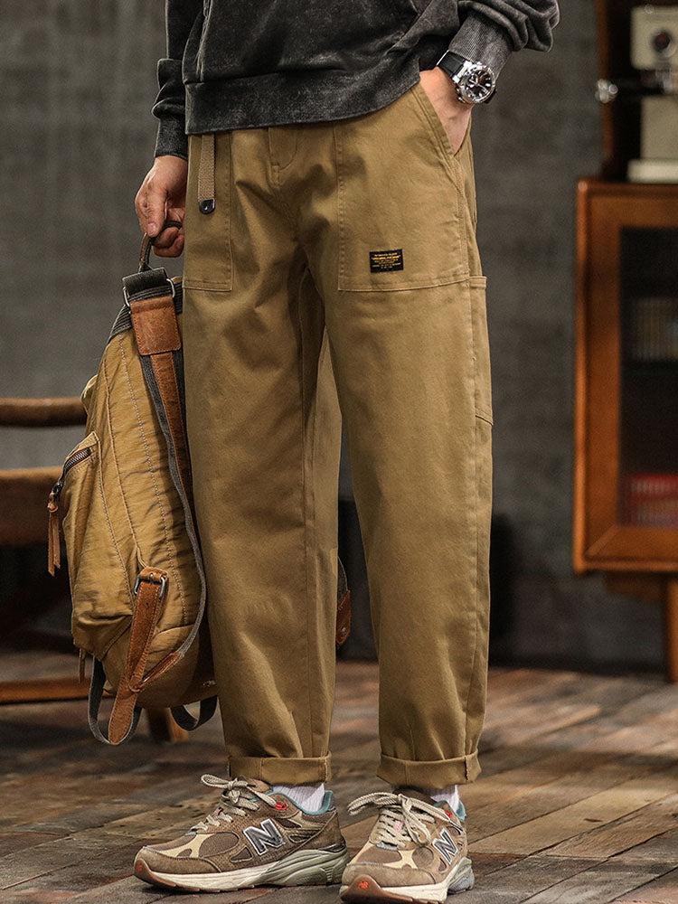 Utility-Hose Damen Relaxed Fit Freizeit mit Taschen