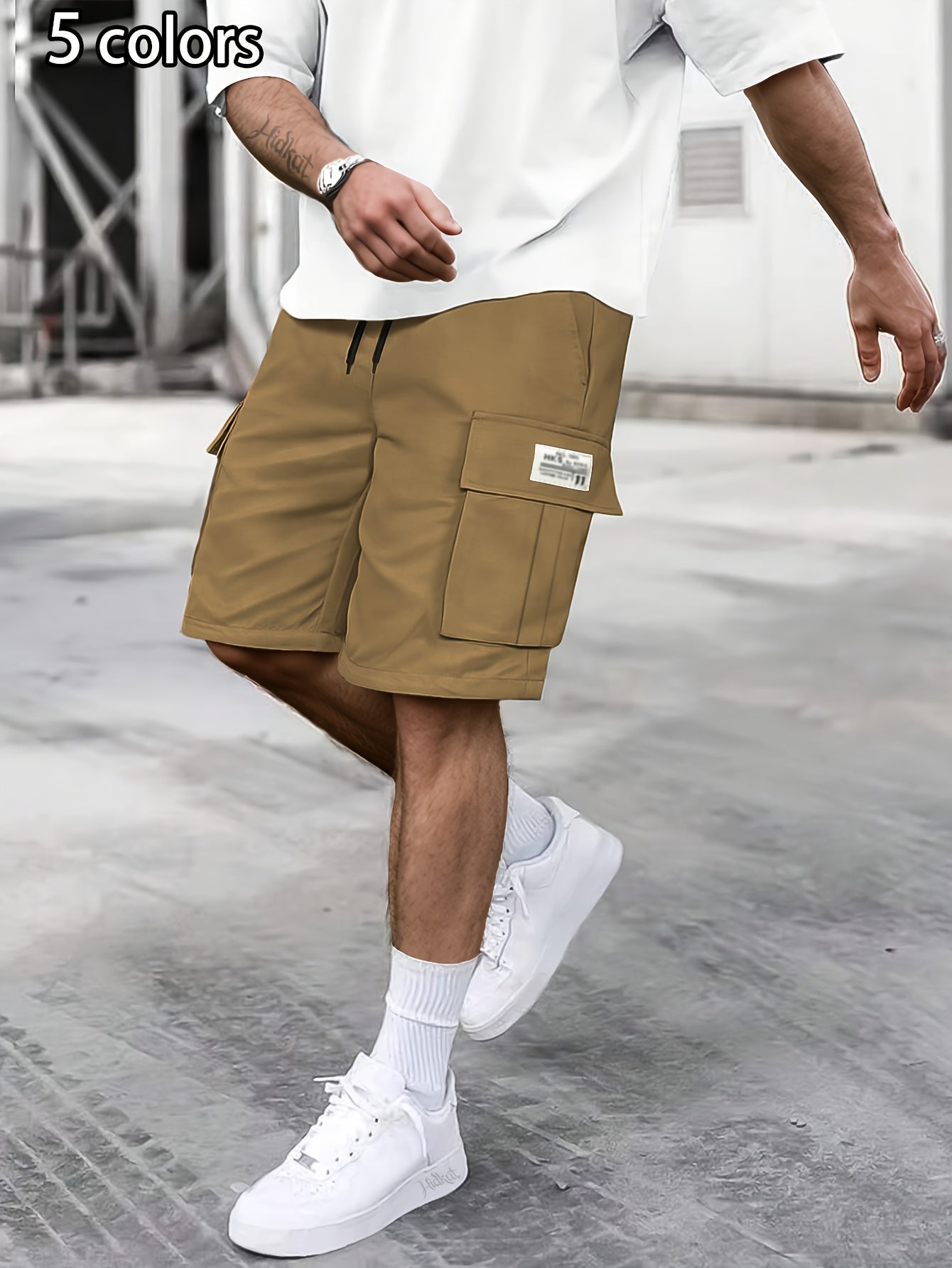 Emmett | Herren Cargo Shorts Relaxed Fit Freizeit Streetwear Sommer