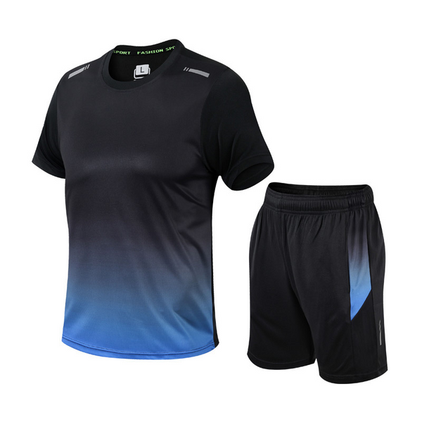 Activewear Set Herren Slim Fit Sport Freizeit schnelltrocknend