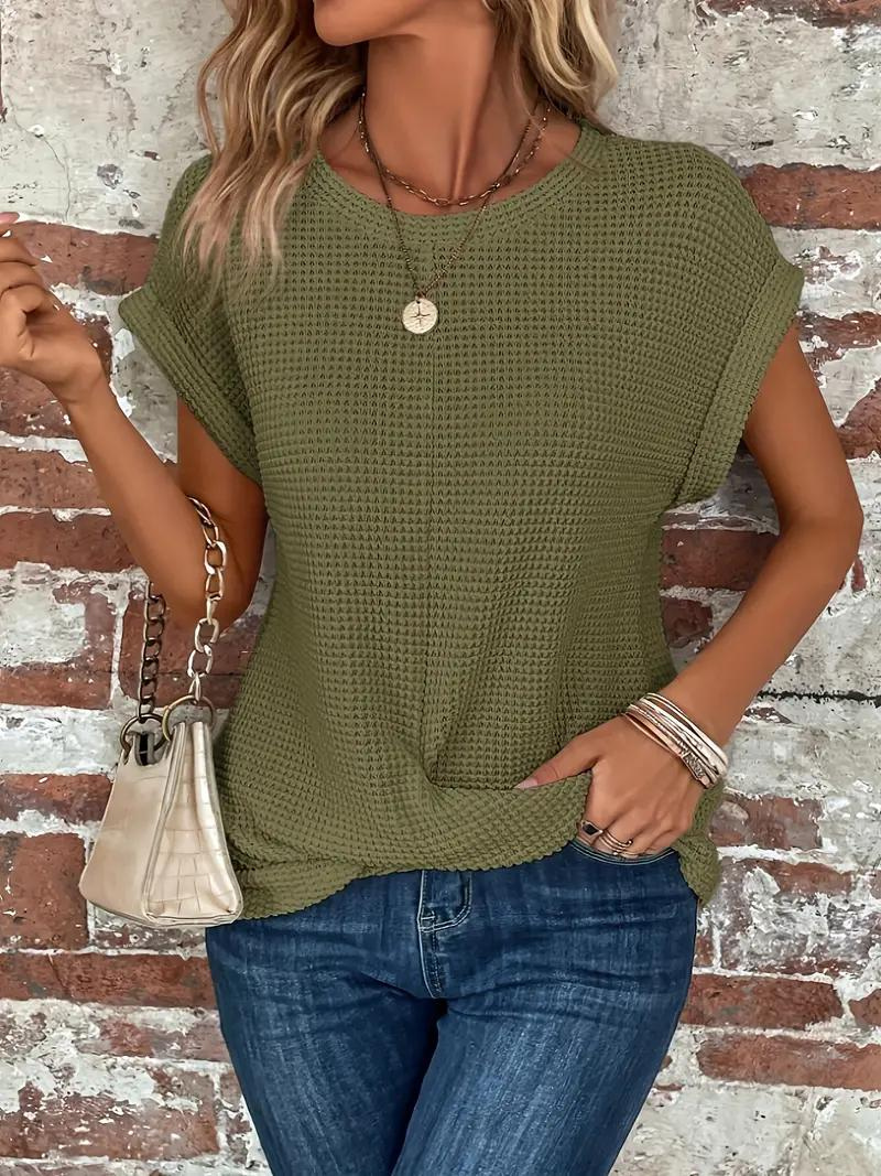 Damen T-Shirt Regular Fit Freizeit Modisch