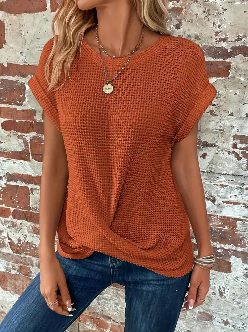 Damen T-Shirt Regular Fit Freizeit Modisch
