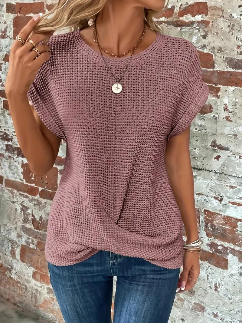 Damen T-Shirt Regular Fit Freizeit Modisch