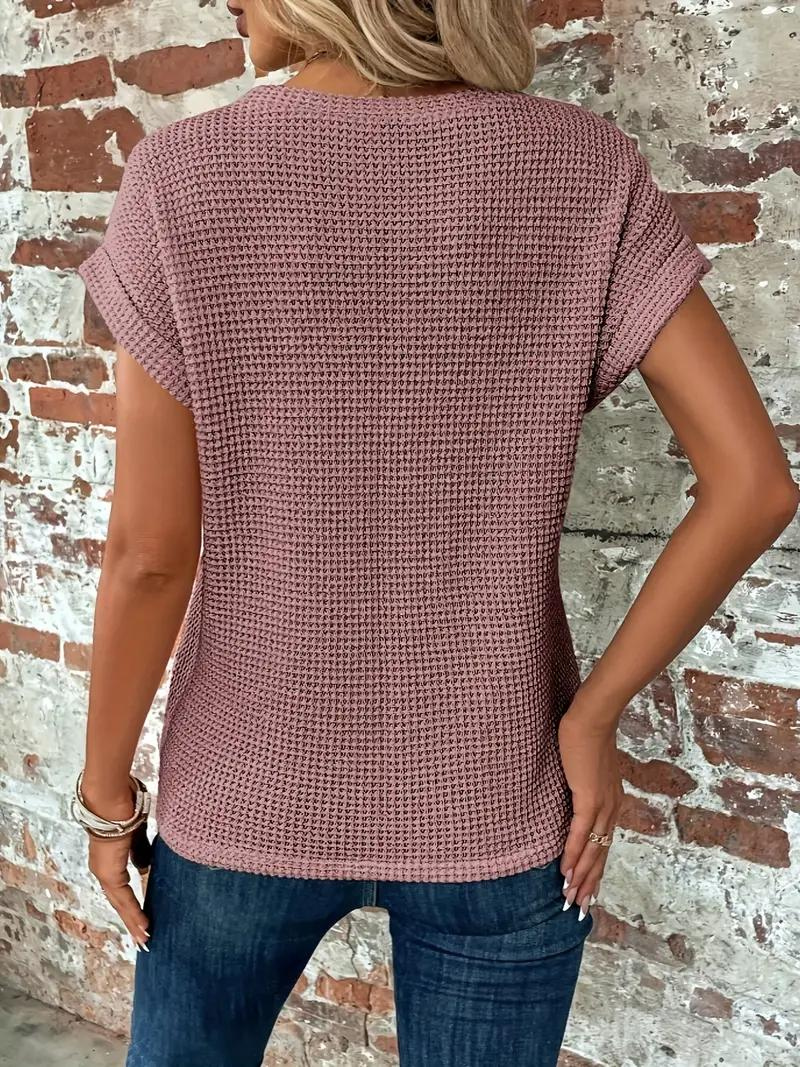 Damen T-Shirt Regular Fit Freizeit Modisch