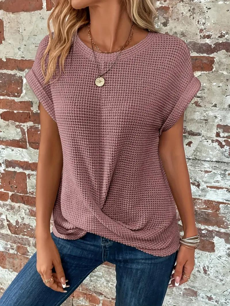 Damen T-Shirt Regular Fit Freizeit Modisch